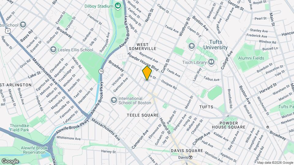 26 Fairmount Ave, Unit 2 Map and Location Details