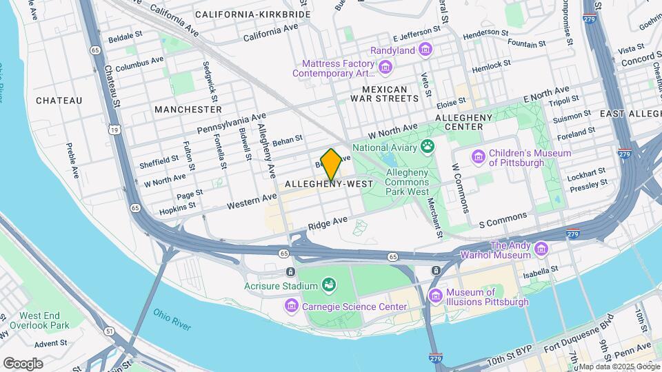 Allegheny Arms Mapa y Detalles de la Ubicación
