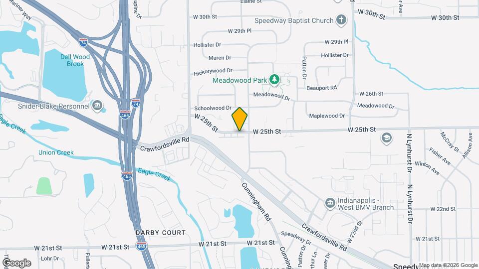 6011 W 25th St Map and Location Details