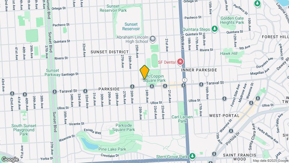 2373 24th Ave, Unit A Map and Location Details