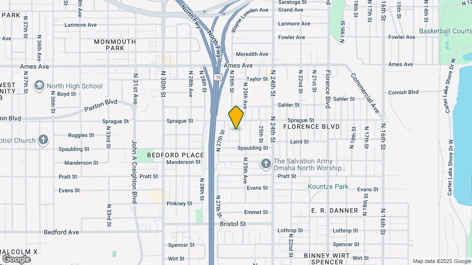 4004 N 26th St Map and Location Details