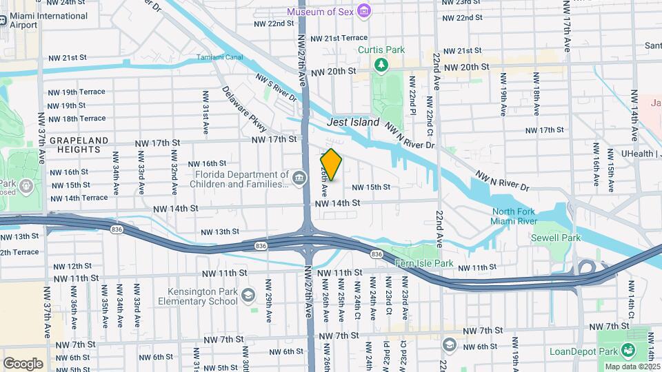 1505 NW 26th Ave Map and Location Details