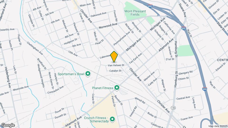 1071 Van Velsen St, Unit Unit 3 downstairs Map and Location Details