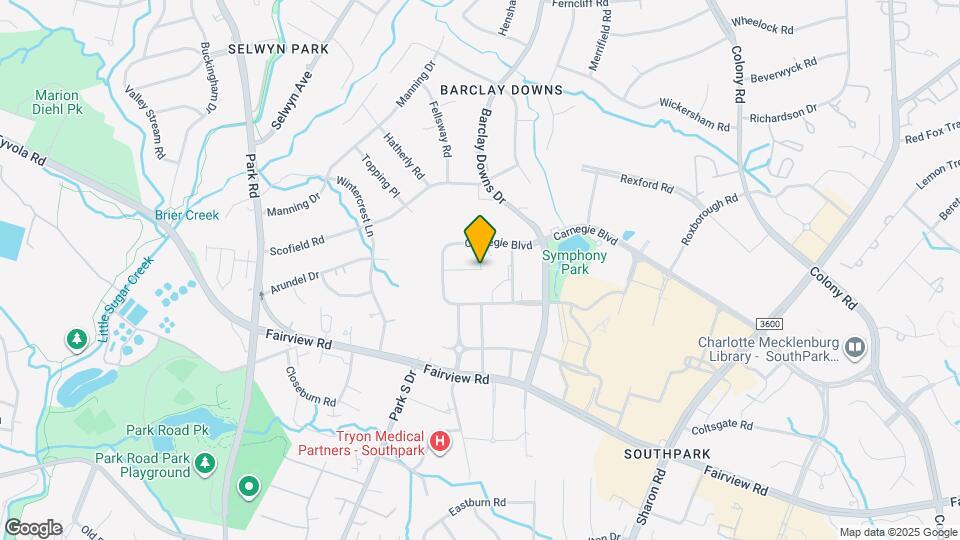 6000 Carnegie Blvd Map and Location Details