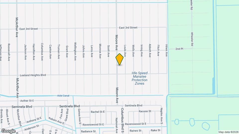 106 Moore Ave Map and Location Details