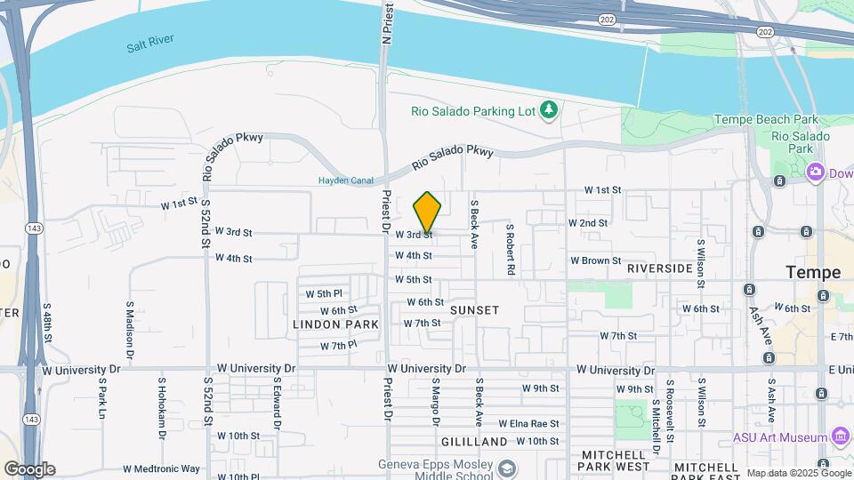 1301 W 3rd St Map and Location Details