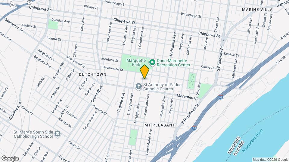 4126 Michigan Ave Map and Location Details