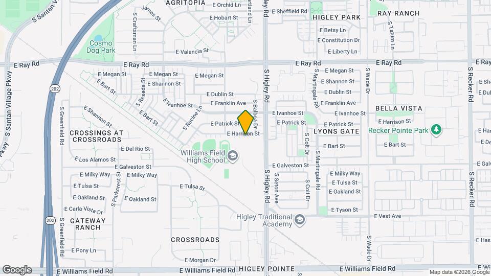 3117 E Harrison St Map and Location Details