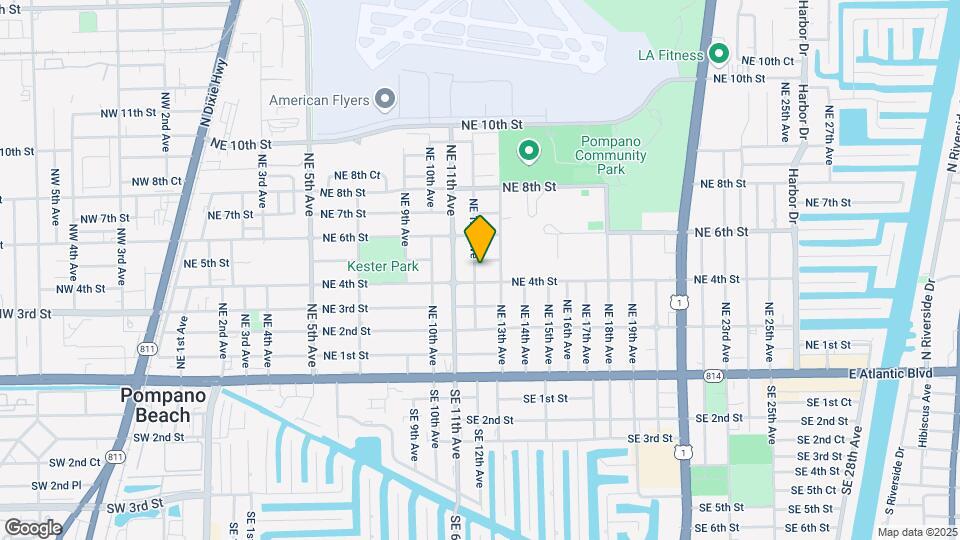 408 NE 12th Ave Map and Location Details
