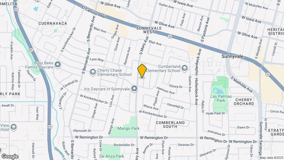 841 Nectarine Ave Map and Location Details