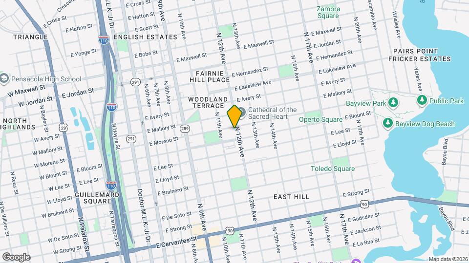 1531 N 12th Ave Map and Location Details