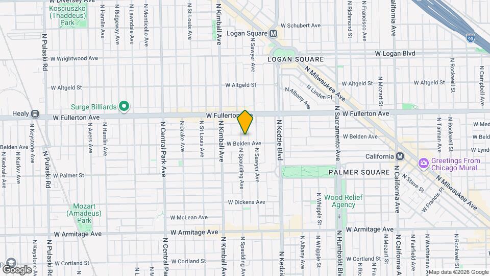 2307 N Spaulding Ave Map and Location Details