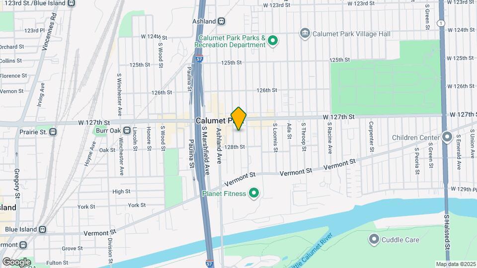 12723 S Justine St Map and Location Details