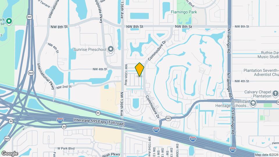 390 NW 134th Ave Map and Location Details