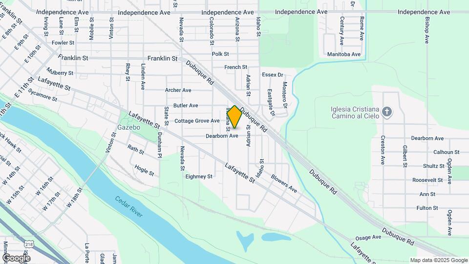 313 Dearborn Ave Map and Location Details