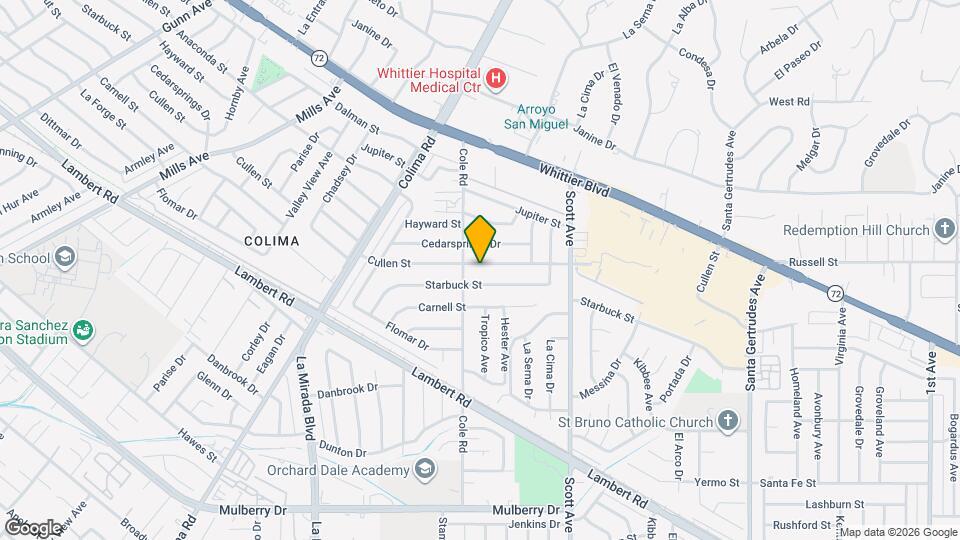 15220 Cullen St Map and Location Details