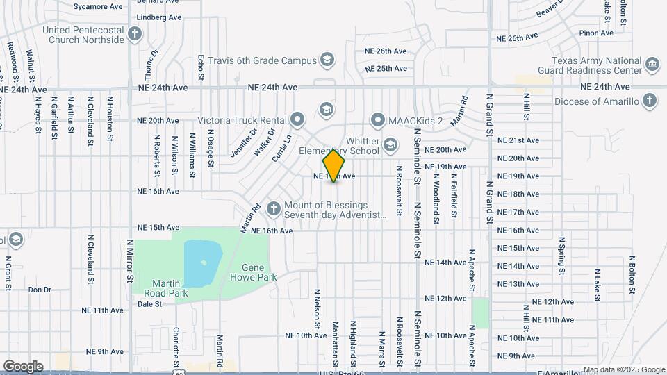 1631 N Manhattan St Map and Location Details
