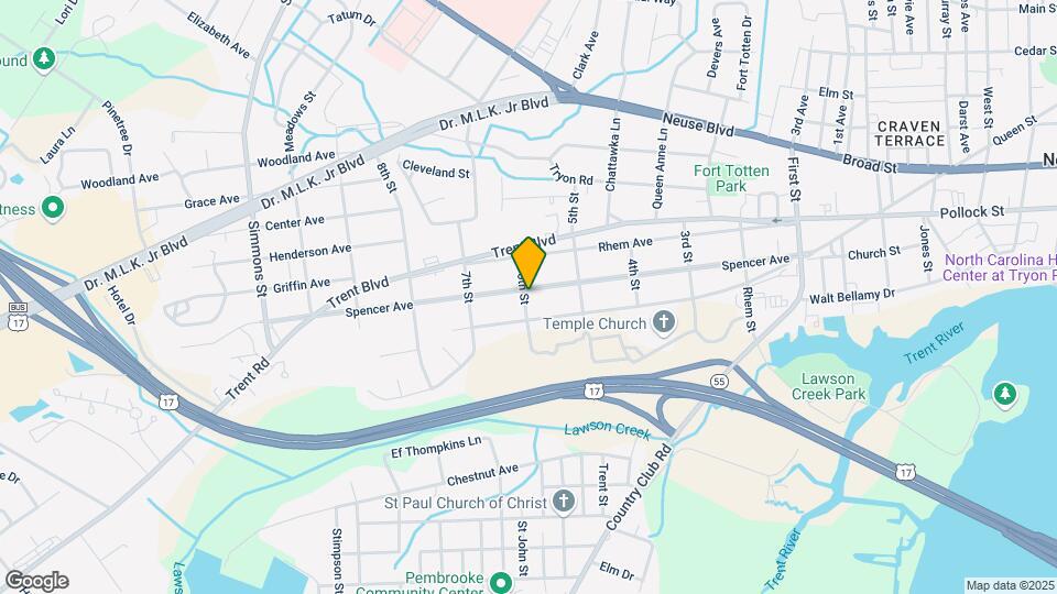 1723 Spencer Ave Mapa y Detalles de la Ubicación