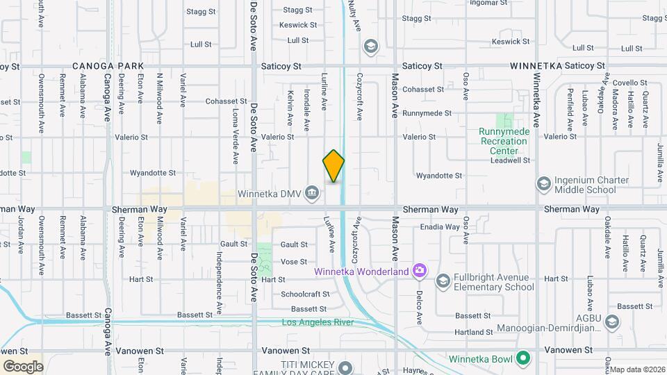 20648 Cantlay St Map and Location Details