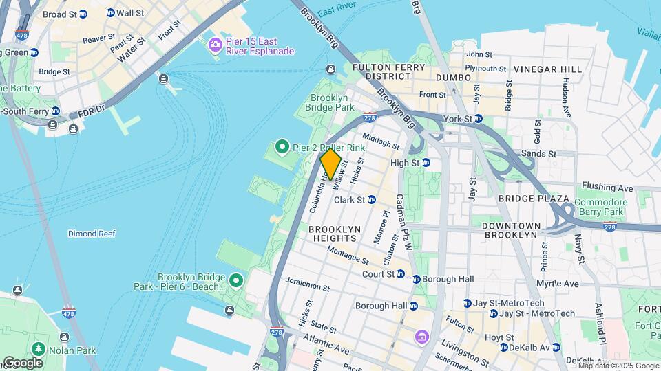 12-14 Clark St Mapa y Detalles de la Ubicación
