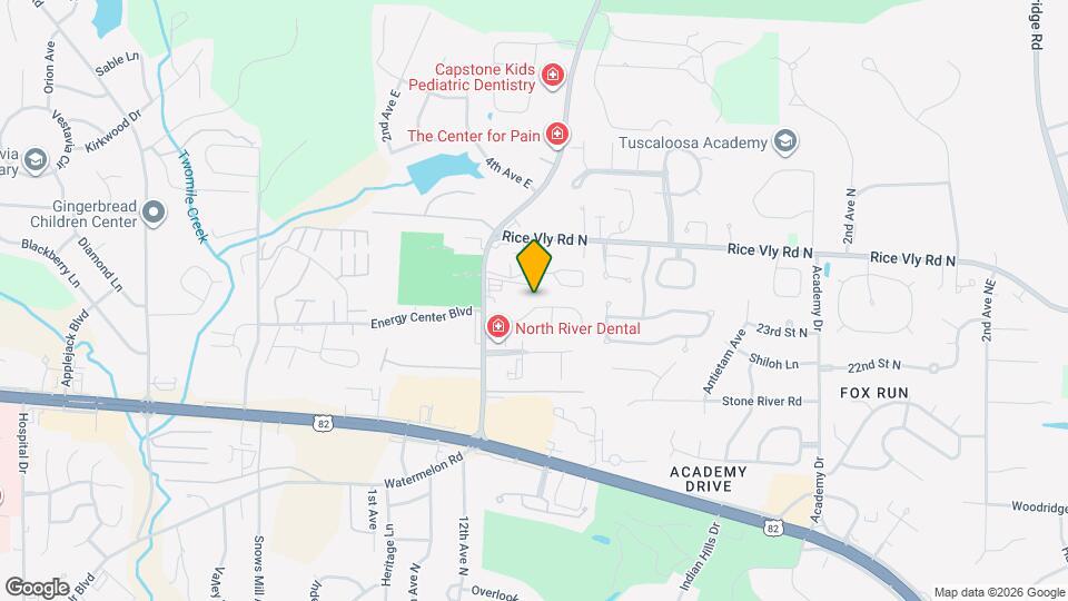 1062 Fairfax Dr Map and Location Details