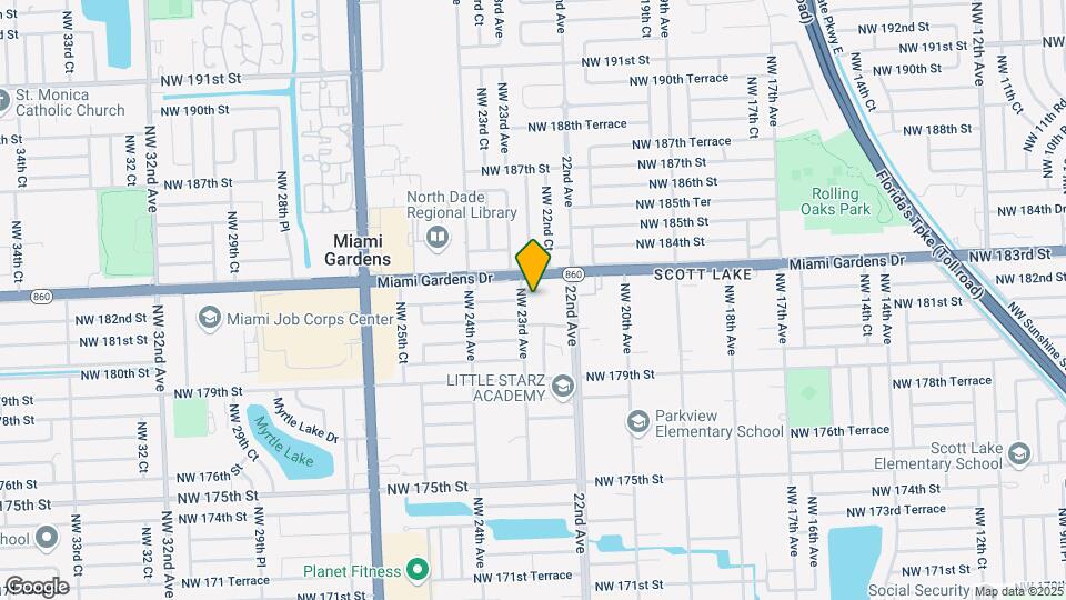 18257 NW 23rd Ave-Unit -4 Map and Location Details