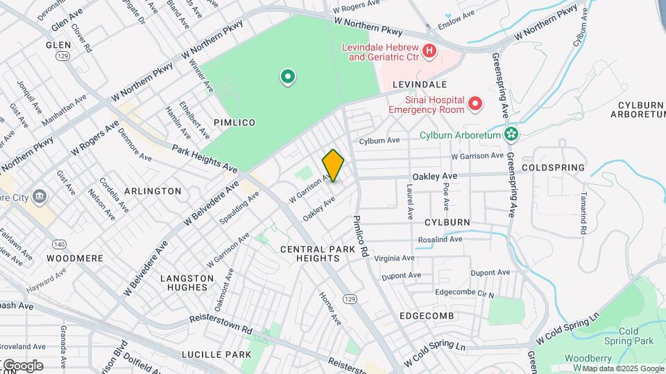 4903 Queensberry Ave Map and Location Details