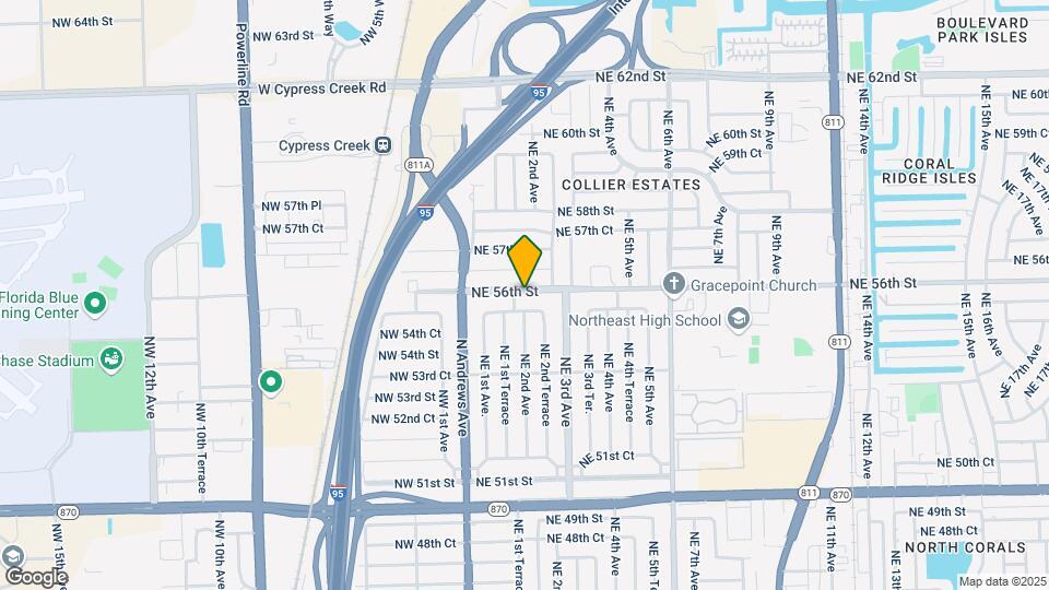 200 NE 56th St Map and Location Details