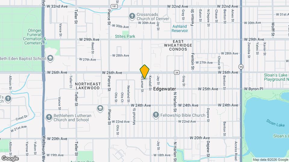 2544 N Lamar St Map and Location Details