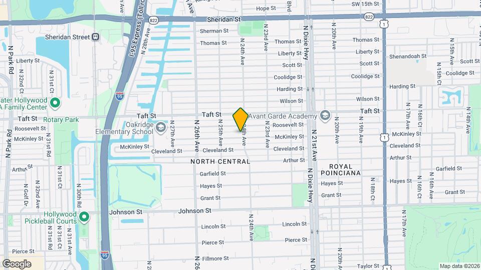 2407 McKinley St Map and Location Details