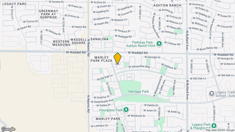 13549 N 152nd Dr Map and Location Details