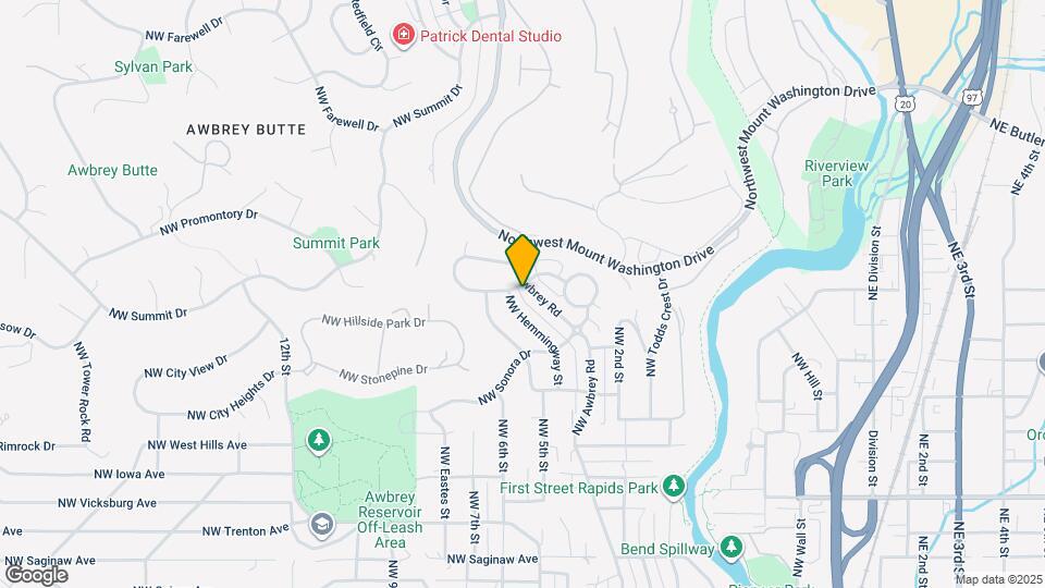 2545 NW Awbrey Rd Map and Location Details