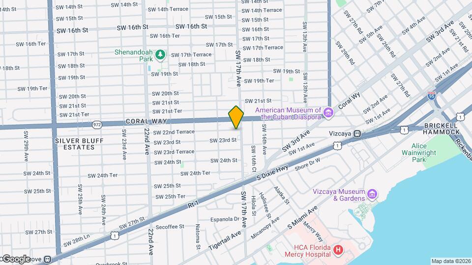 1720 SW 22nd Terrace Map and Location Details