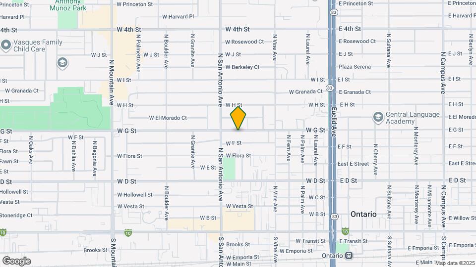 625 W G St Map and Location Details