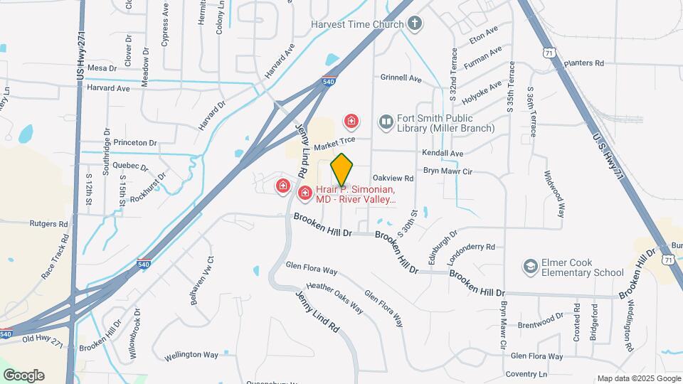 2765 Oakview Rd Map and Location Details