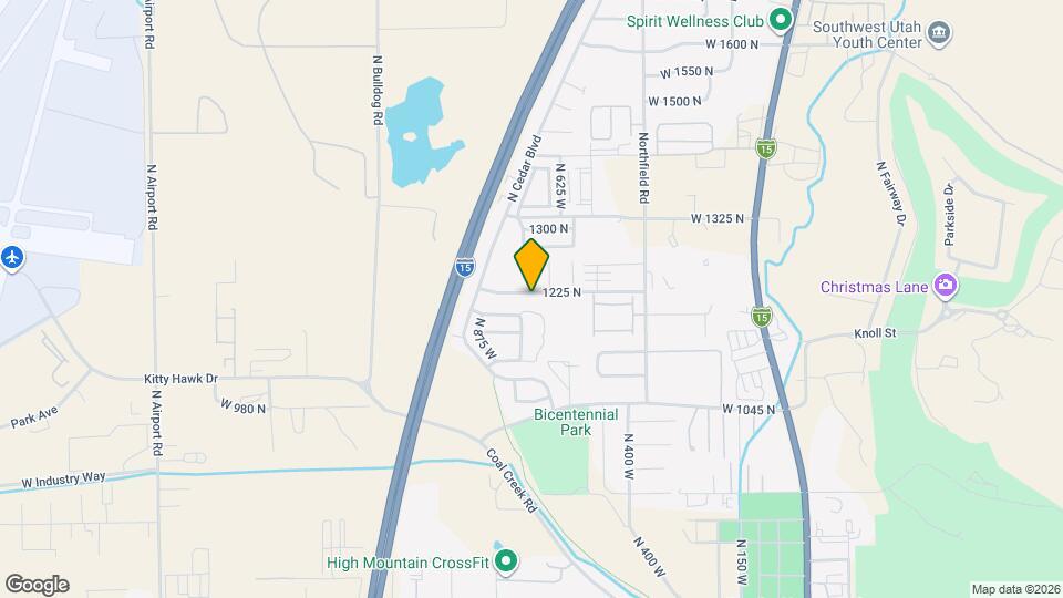 735 1225 N Map and Location Details