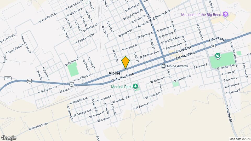 109 N 11th St Map and Location Details