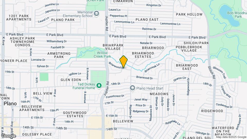 2600 Briarwood Dr Map and Location Details