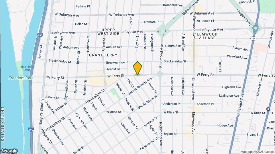 439 W Ferry St Map and Location Details