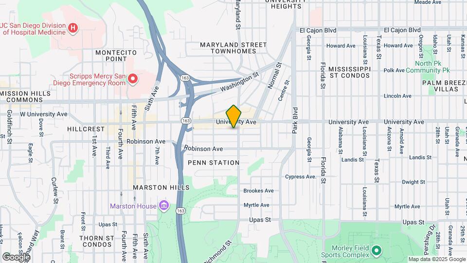 3572 Fourth Avenue, unit b Map and Location Details