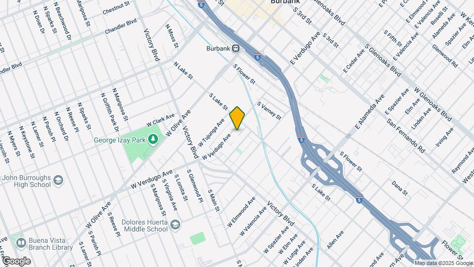 224 W Verdugo Ave Mapa y Detalles de la Ubicación