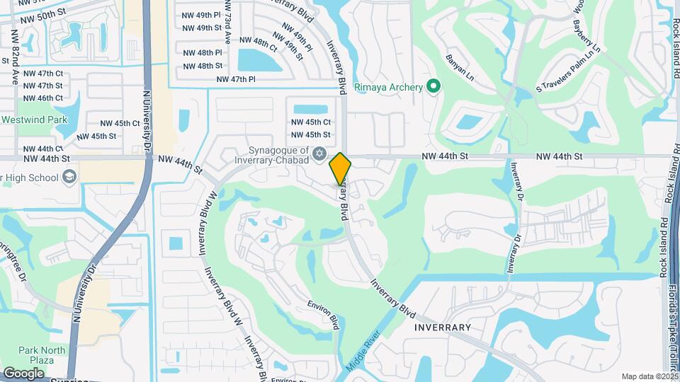 4160 NW 67th Ter Map and Location Details