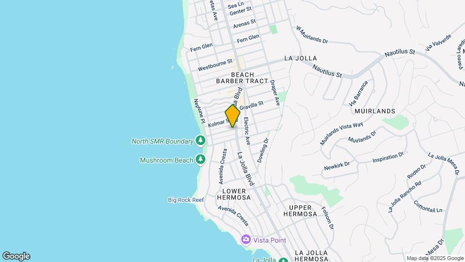 6548 La Jolla Blvd Map and Location Details