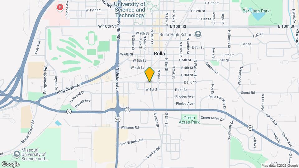 107 N Rolla St Map and Location Details