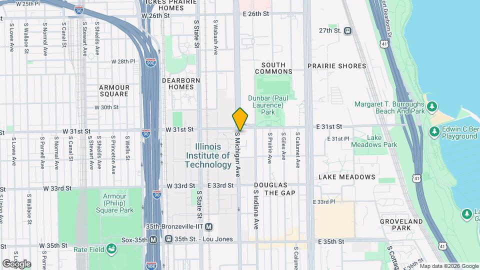 3115 S Michigan Ave, Unit 307 Map and Location Details