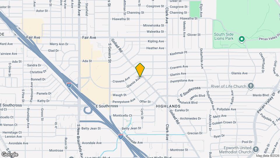242 Glamis Ave Mapa y Detalles de la Ubicación