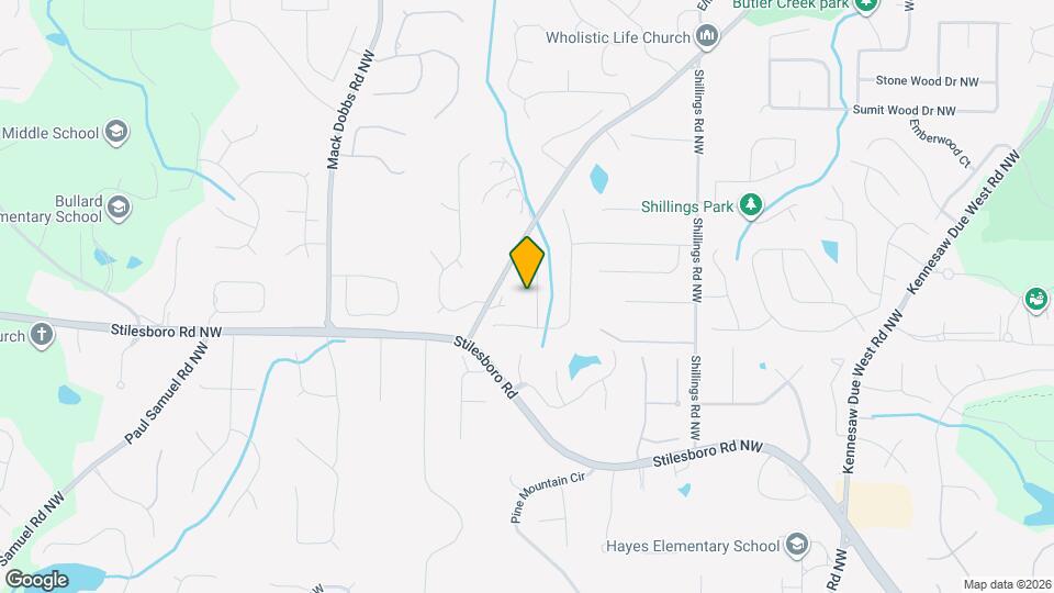 1813 Cobblewood Trl NW Map and Location Details