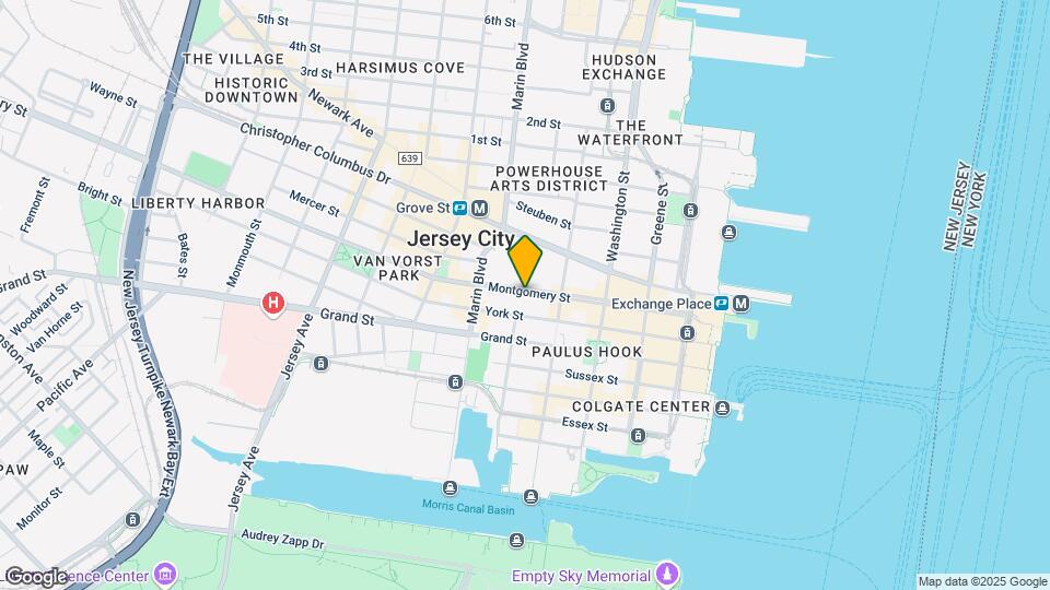 135 Montgomery St, Unit 16b Mapa y Detalles de la Ubicación