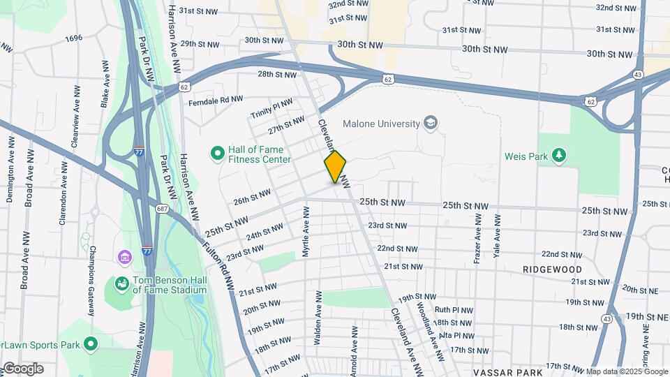 1214 Woodward Pl NW Map and Location Details