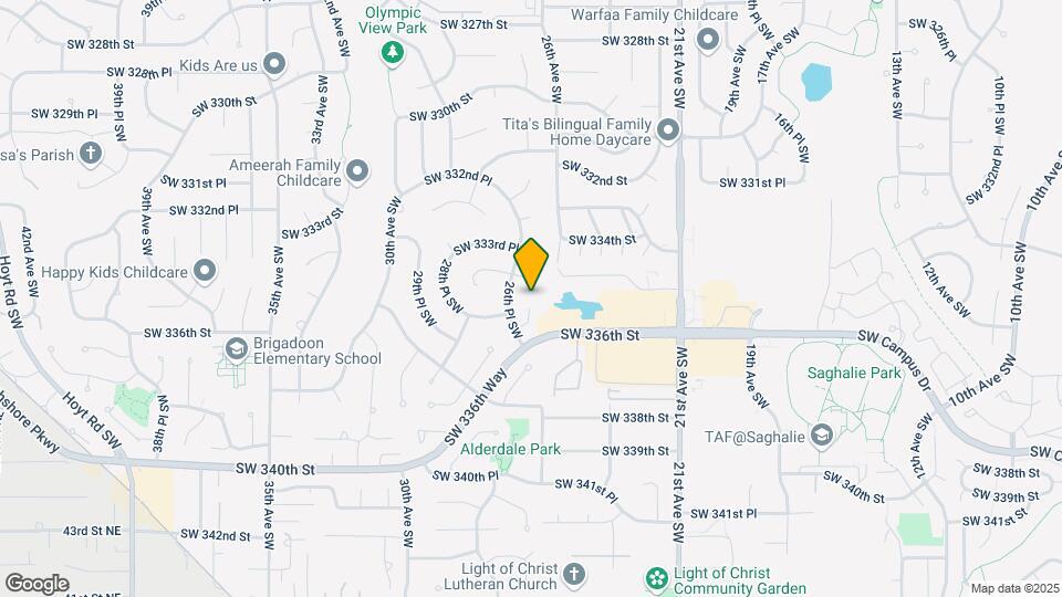 2615 SW 335th Ct Map and Location Details